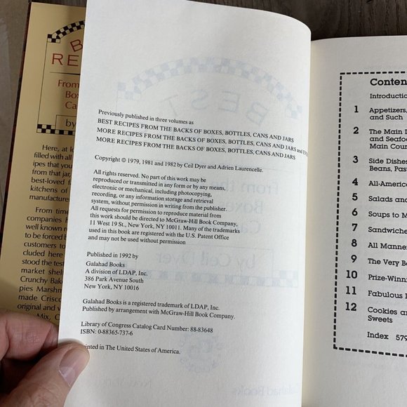 BEST RECIPES from the backs of Boxes Etc. +Pillsbury Bake Off +Bisquick Recipies - Picture 3 of 16